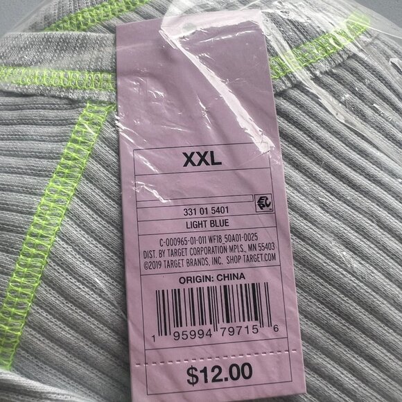 Wild Fable Women's Long Sleeve Slim Fit Baby T-Shirt Light Blue Size XXL - Picture 5 of 5